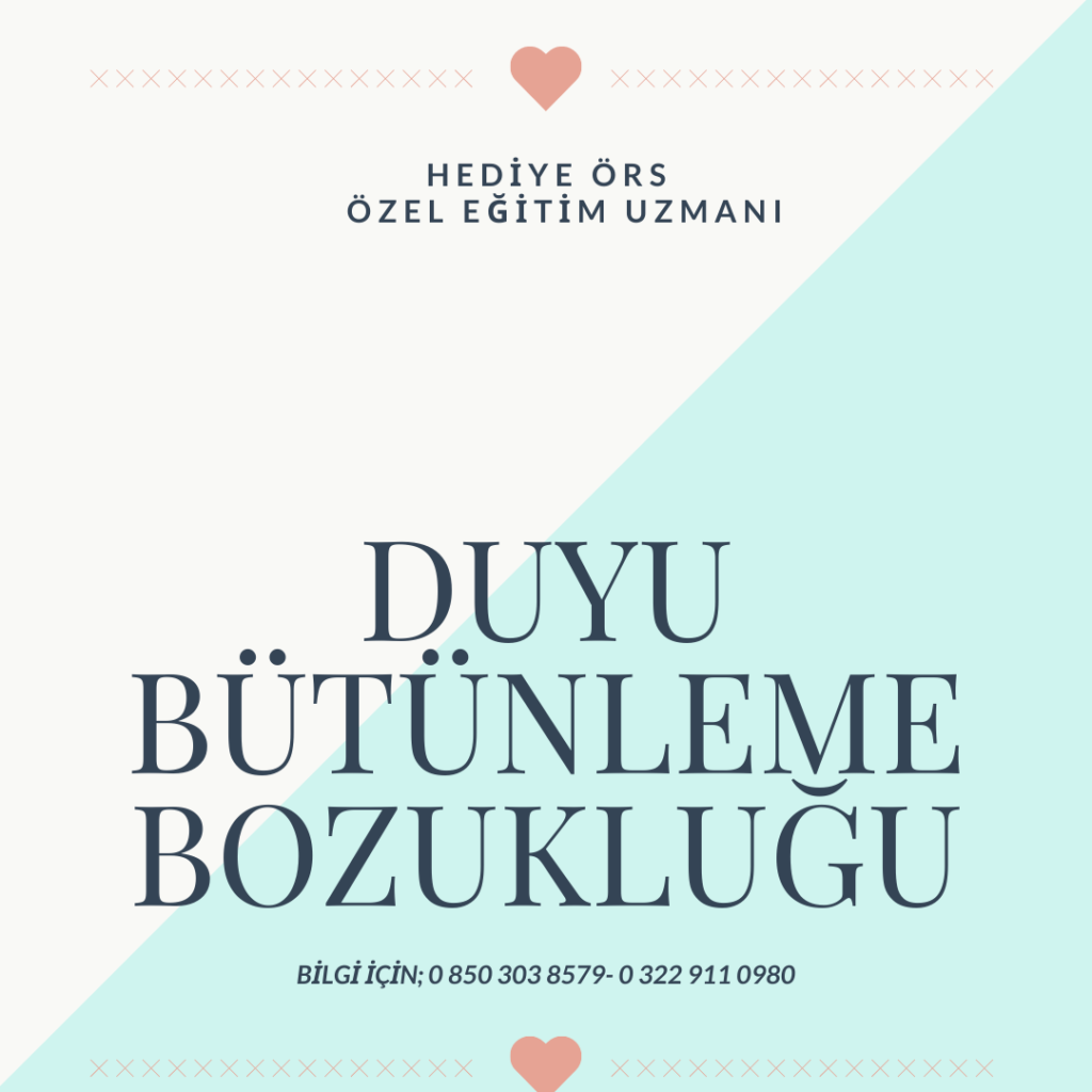 duyu butunleme bozuklugu